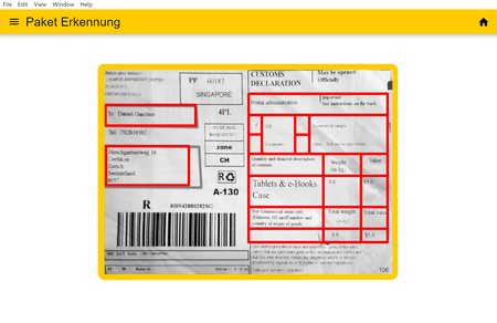 Post: Parcel customs clearance screenshot